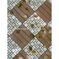 Outdoor furnishing with WPC tile decking